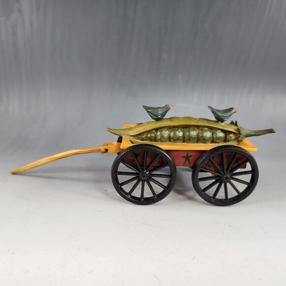 Williraye Studio Bumper Crop Wagon Crow Peapod Farmers Market 2003 Retired - Picture 1 of 10